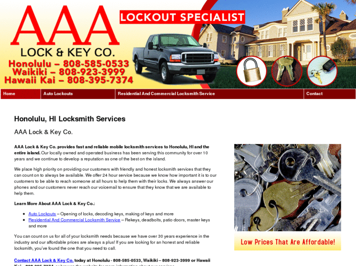 www.aaalockandkeyco.com