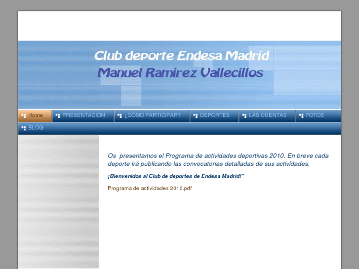 www.clubdeporteendesamadrid.com