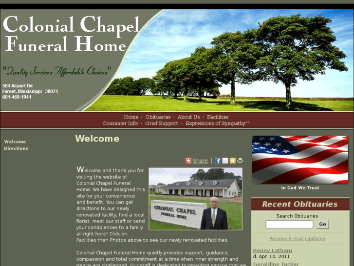 www.colonialchapelforest.com