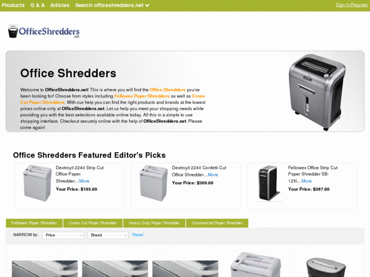 www.officeshredders.net