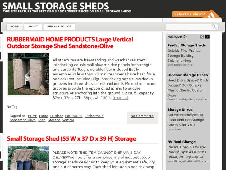 www.smallstoragesheds.net