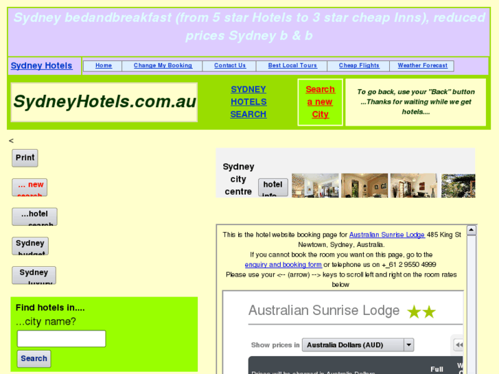 www.sydneyaccomodationaustralia.com