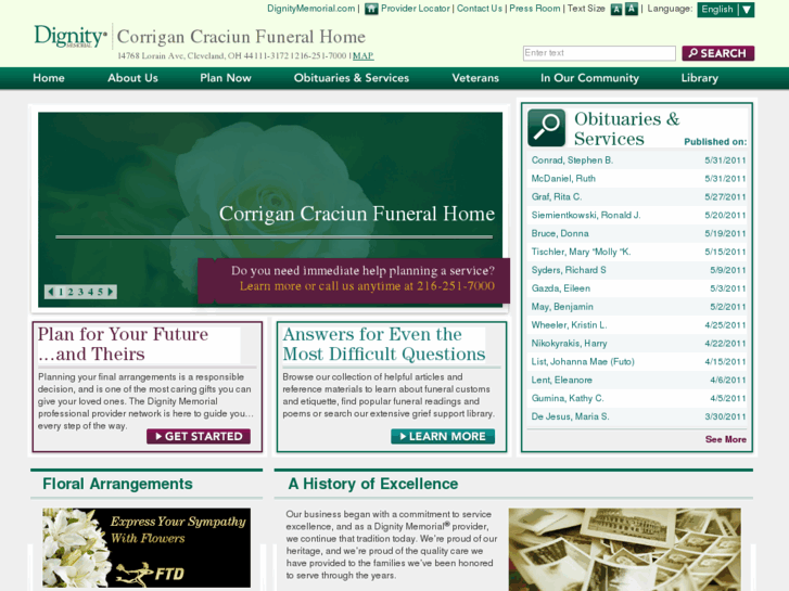 www.corrigancraciunfuneralhome.com