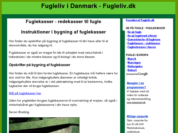 www.fugleliv.dk