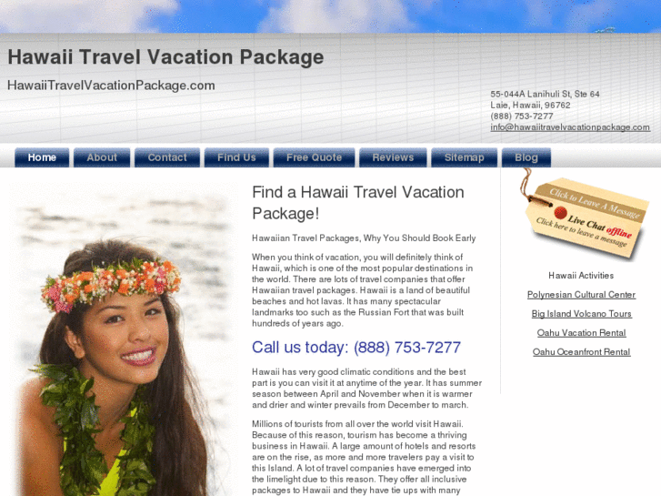 www.hawaiitravelvacationpackage.com