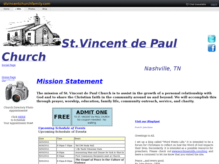 www.stvincentchurchfamily.com