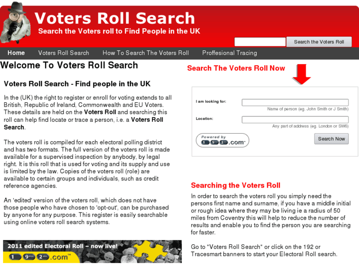 www.votersrollsearch.com