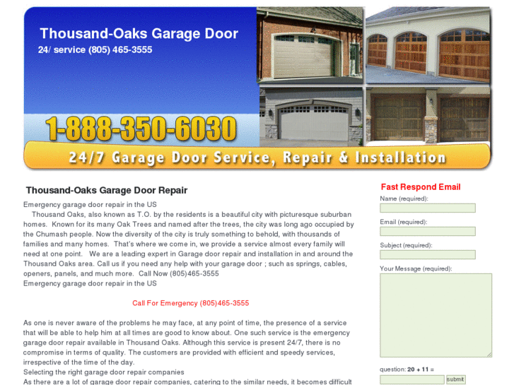 www.garage-door-repair-thousand-oaks.com