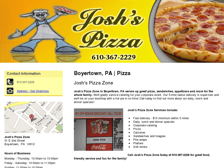 www.joshspizzazone.com