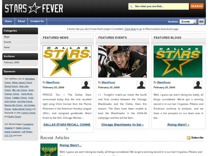 www.starsfever.com