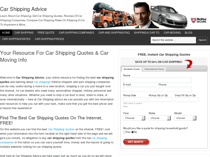 www.carshippingadvice.com