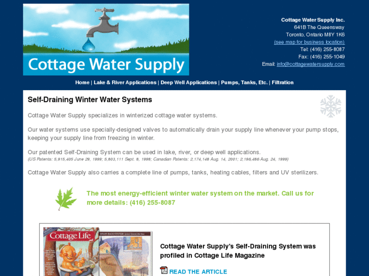 www.cottagewatersupply.com