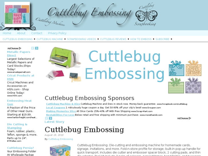 www.cuttlebugembossing.com