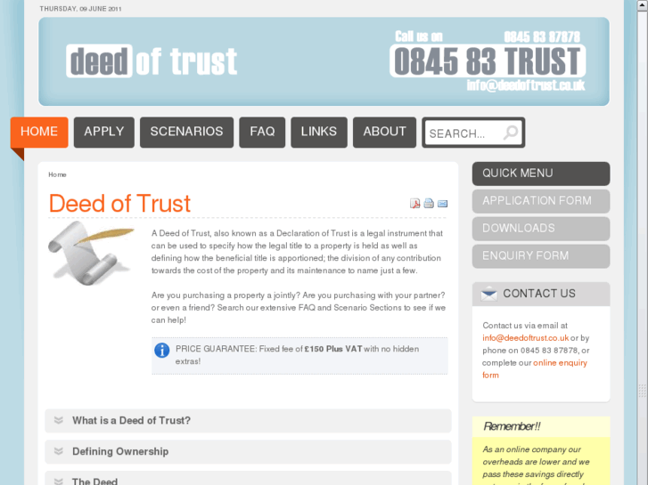 www.deedoftrust.co.uk