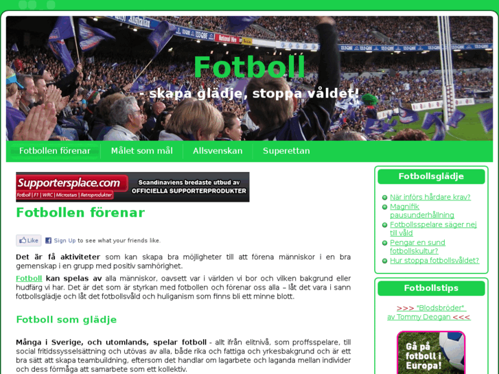 www.fotbollsgladje.se