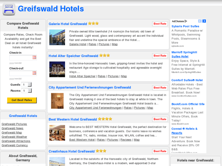 www.greifswaldhotels.com