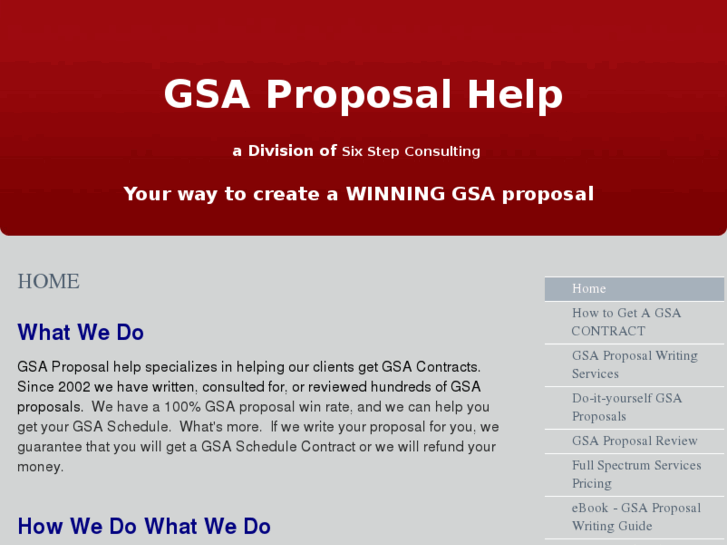 www.gsaproposal.net