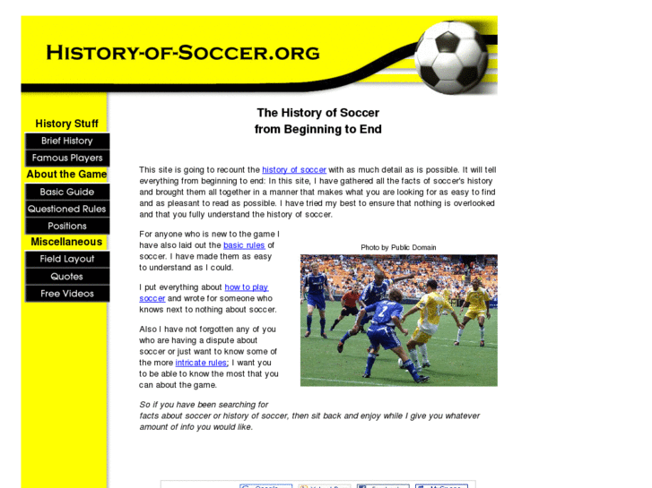 www.history-of-soccer.org
