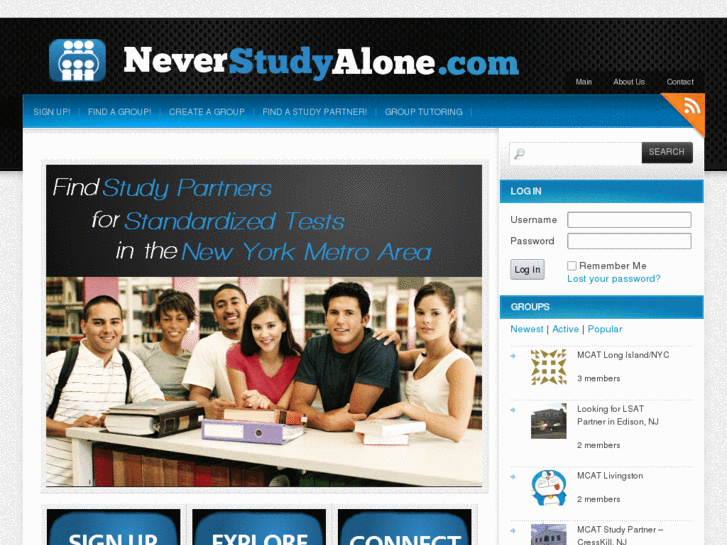 www.neverstudyalone.com