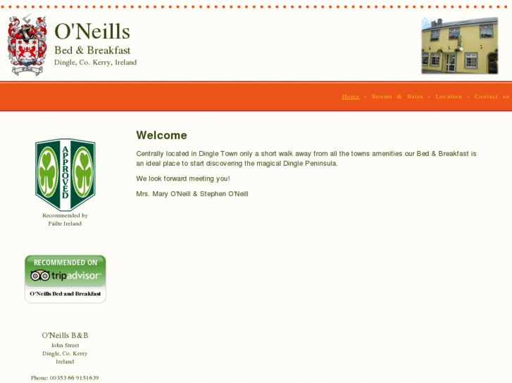 www.oneillsbedandbreakfast.com