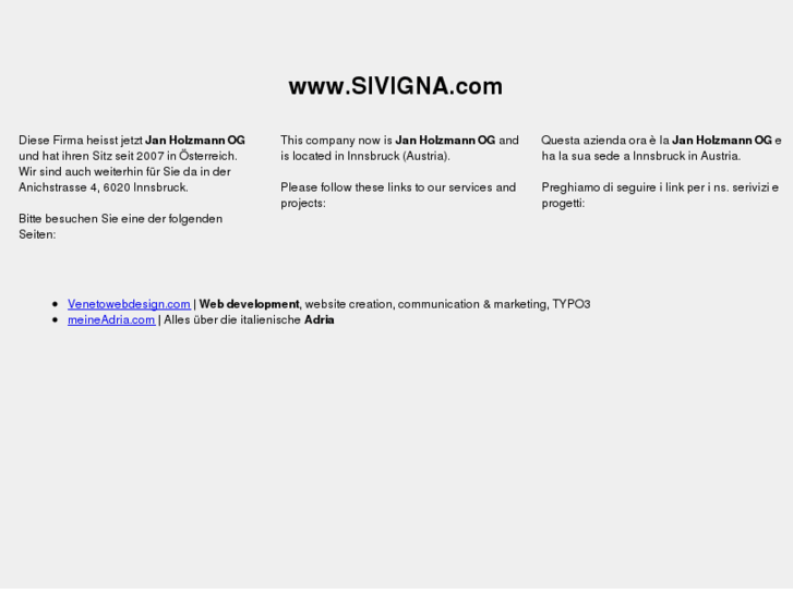 www.sivigna.com