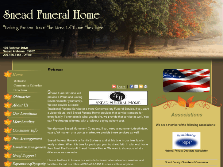 www.sneadfuneralhome.net