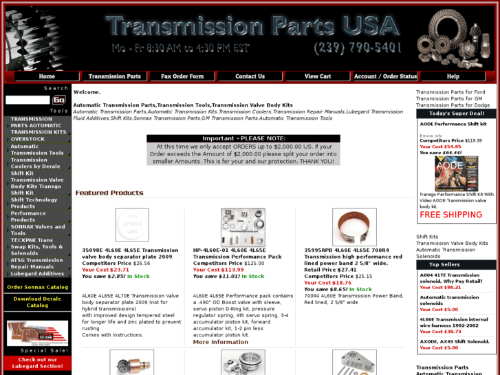 www.transmissionpartsusa.com