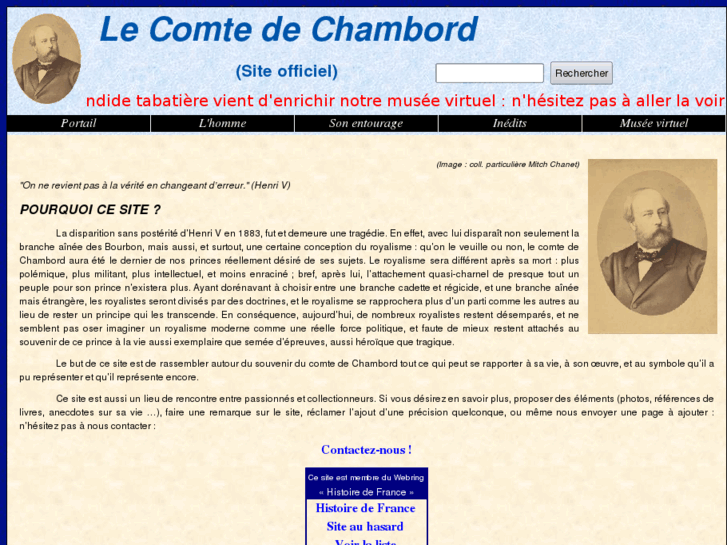 www.comtedechambord.fr