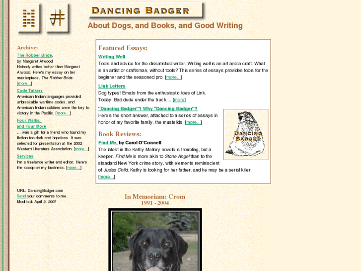 www.dancingbadger.com