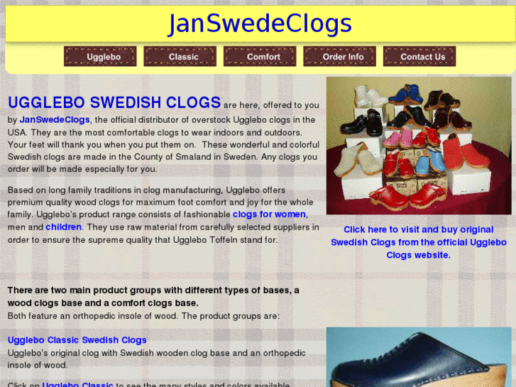 www.janswedeclogs.com