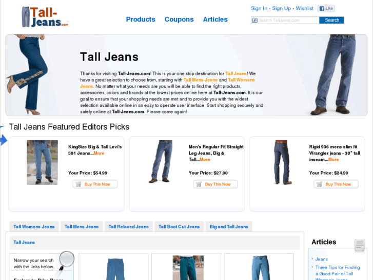 www.tall-jeans.com