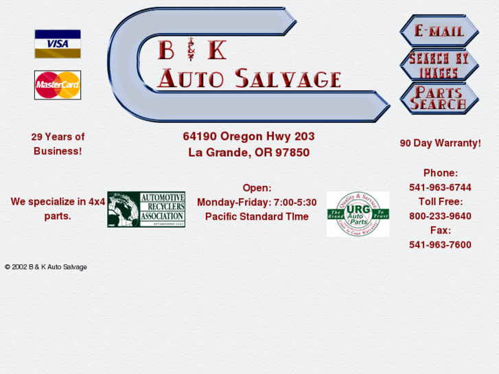 www.bandkautosalvage.com