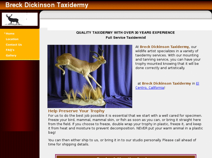 www.breckdickinsontaxidermy.com