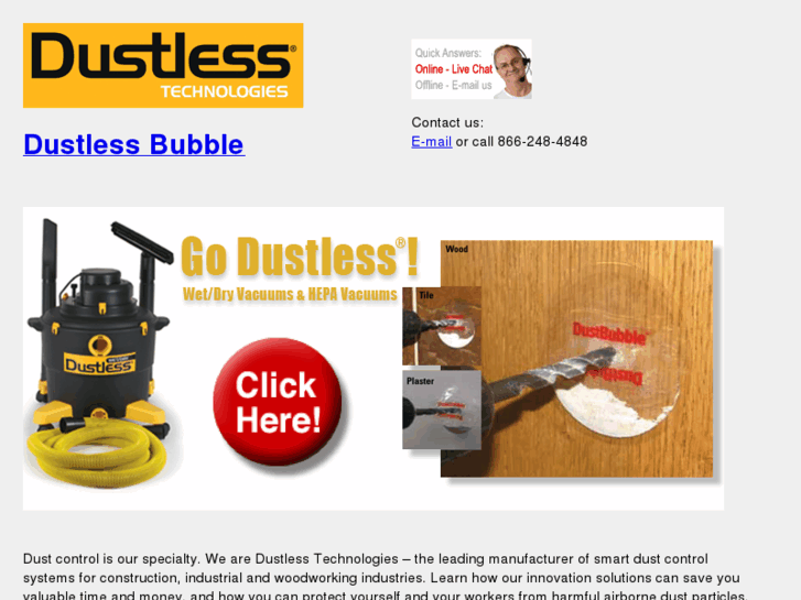 www.dustlessbubble.com