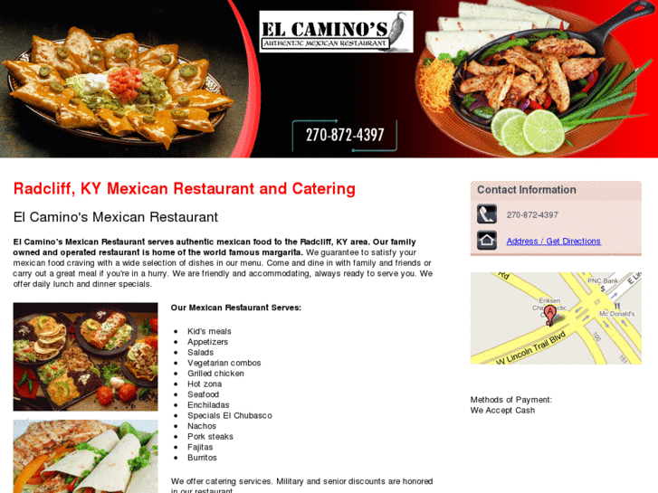 www.elcaminosmexicanrestaurant.com