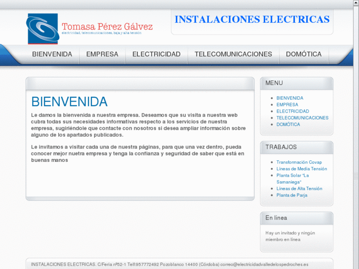 www.electricidadvalledelospedroches.es