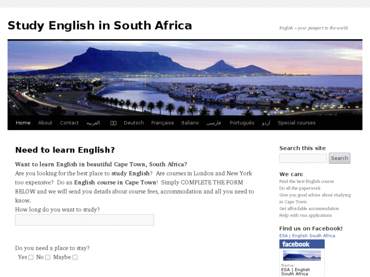 www.english-southafrica.com