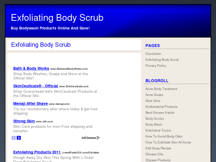 www.exfoliatingbodyscrub.net