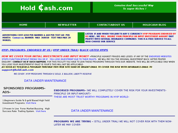 www.holdcash.com