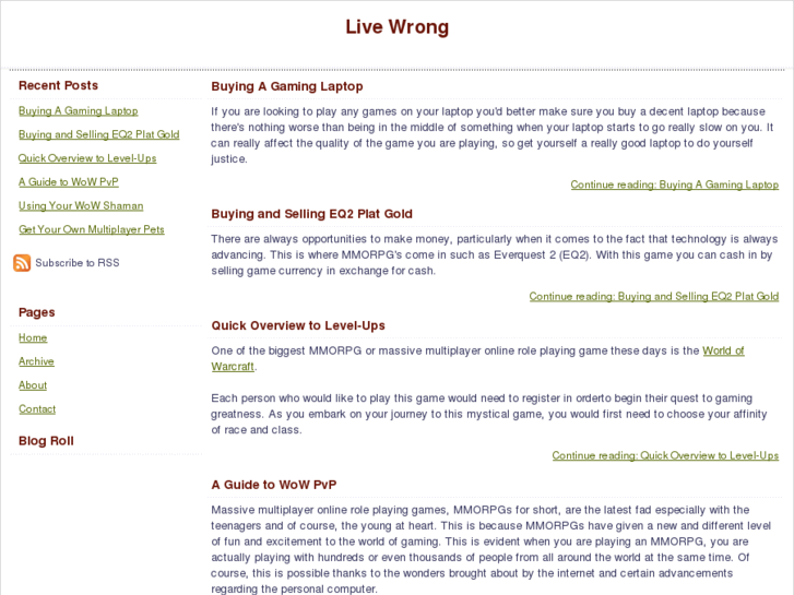 www.livewrong.net