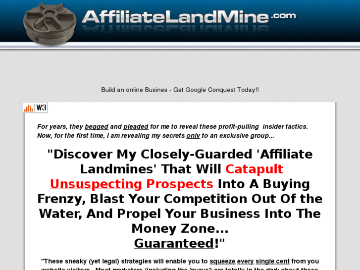 www.myaffiliatelandmines.com