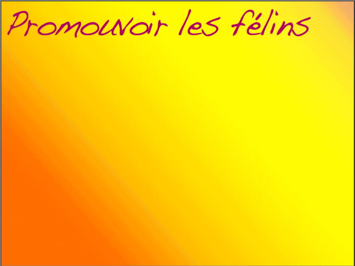 www.promouvoir-les-felins.com