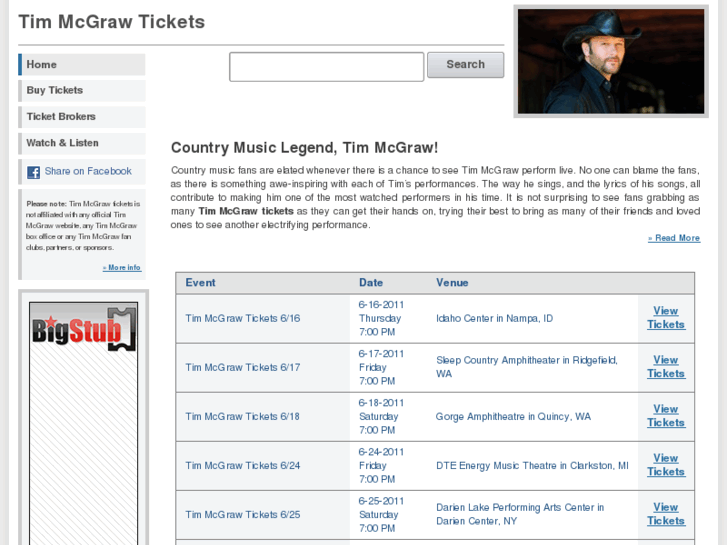 www.timmcgrawtickets.org