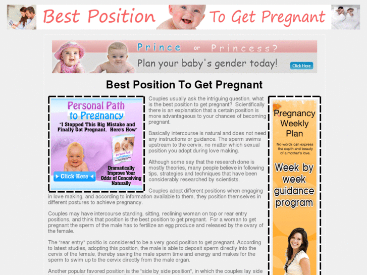 www.bestpositiontogetpregnant.com