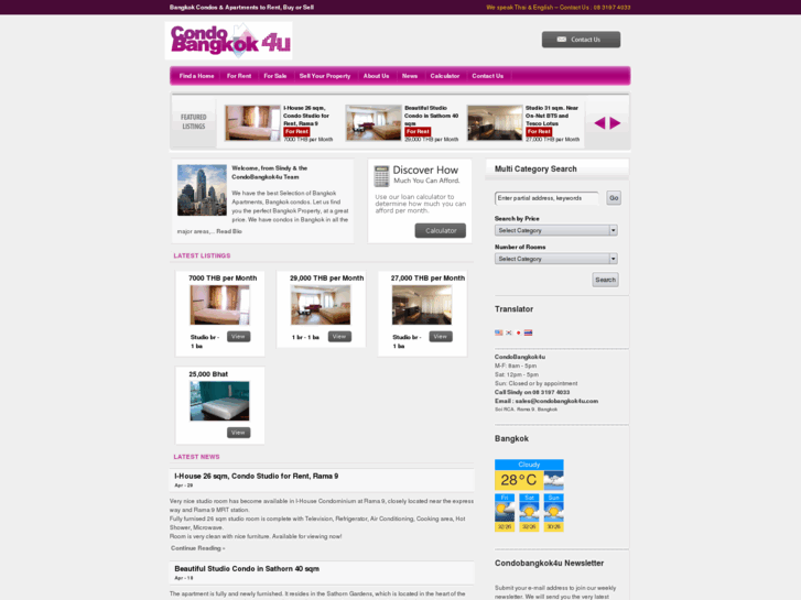 www.condobangkok4u.com