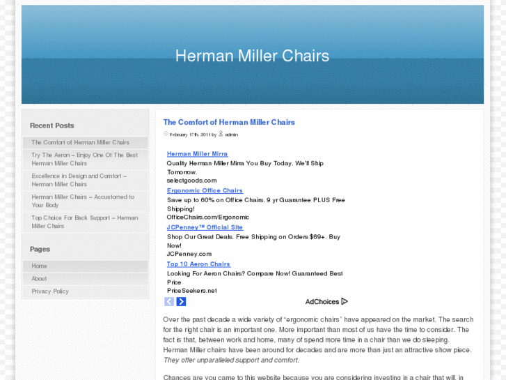 www.hermanmillerchairs.org