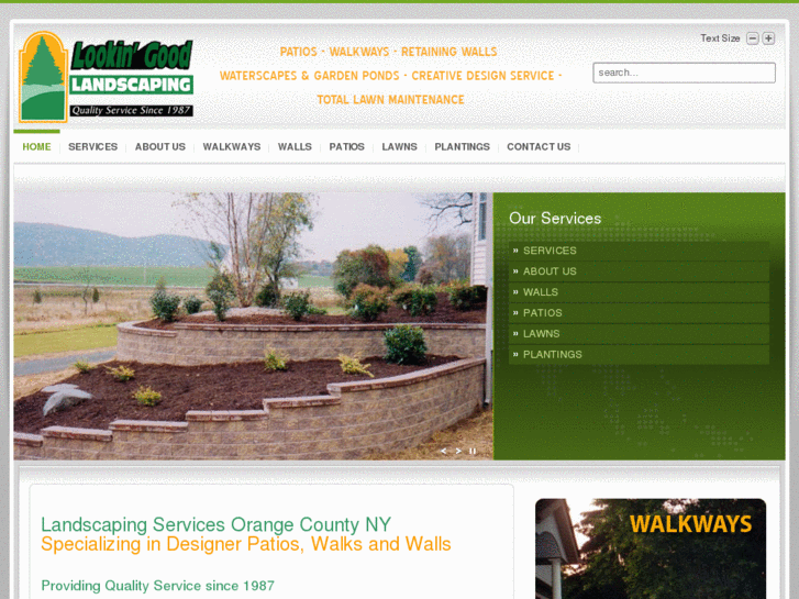 www.lookingoodlandscaping.com