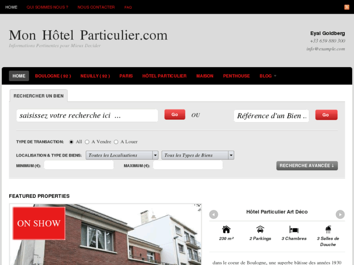 www.monhotelparticulier.com