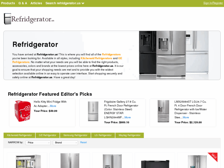 www.refridgerators.org