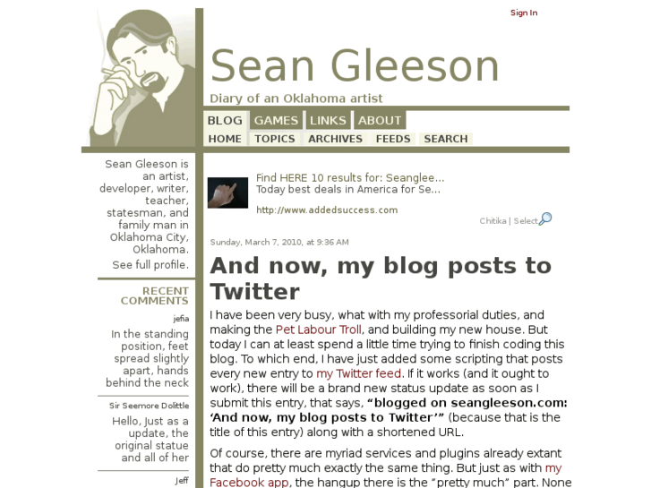 www.seangleeson.com